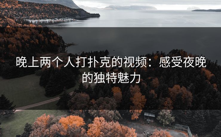 晚上两个人打扑克的视频：感受夜晚的独特魅力